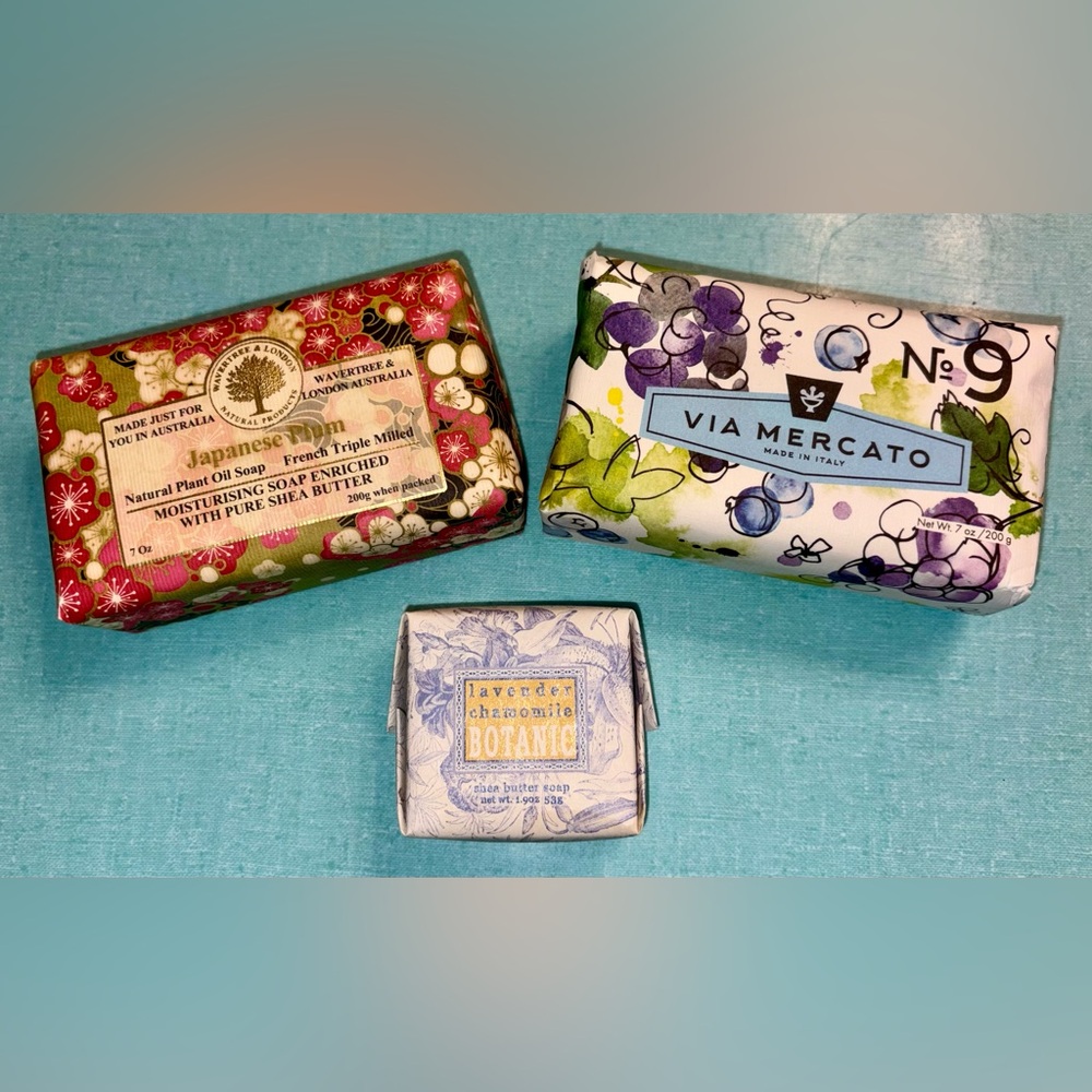 Bar Soaps set of 3 NEW